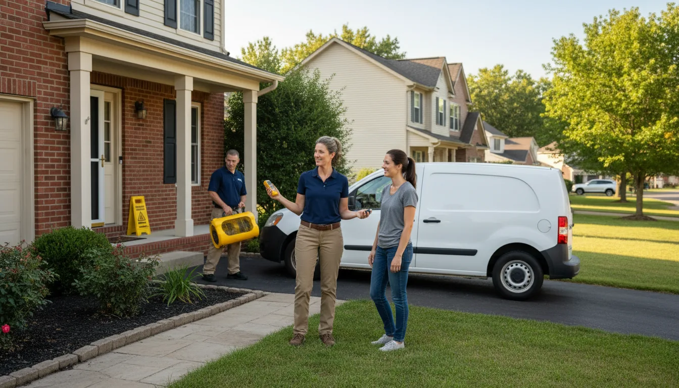 Residential water damage restoration in Allendale, MO